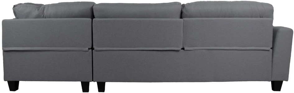 Home4You Dark Kampinė sofa HELSINKI RC, tamsiai pilka