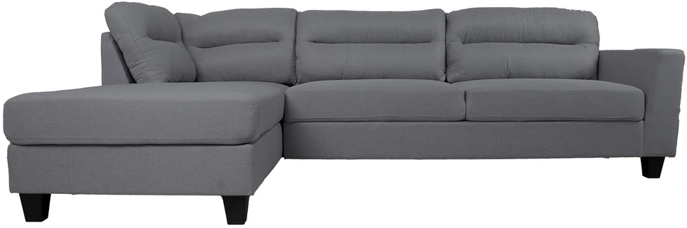 Home4You Kampinė sofa HELSINKI KK, tamsiai pilka