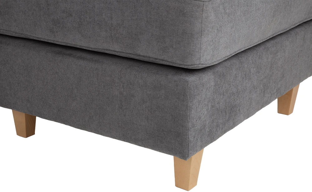 Home4You Kampinė sofa „JAMAICA“, pilkos spalvos