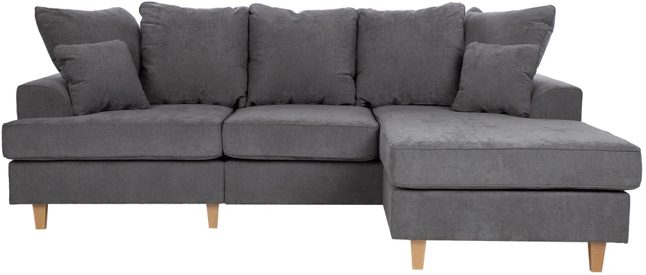 Home4You Kampinė sofa „JAMAICA“, pilkos spalvos