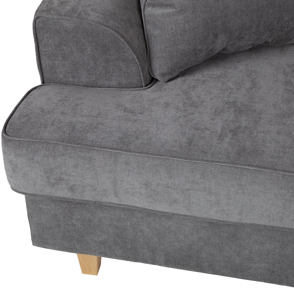 Home4You Kampinė sofa „JAMAICA“, pilkos spalvos