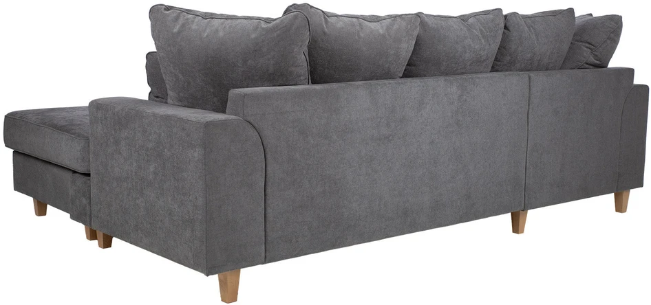 Home4You Kampinė sofa „JAMAICA“, pilkos spalvos