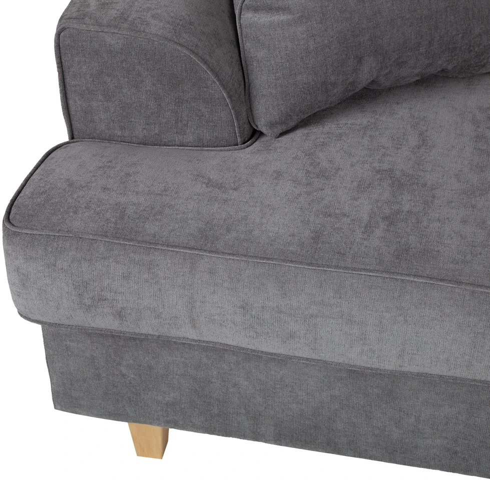 Home4You Kampinė sofa „JAMAICA“, pilkos spalvos