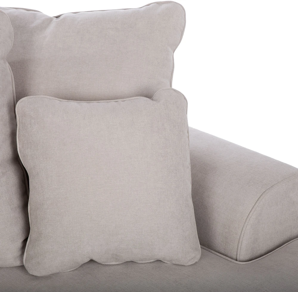 Home4You Kampinė sofa „JAMAICA“, šviesiai pilkos spalvos
