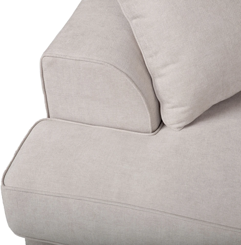 Home4You Kampinė sofa „JAMAICA“, šviesiai pilkos spalvos
