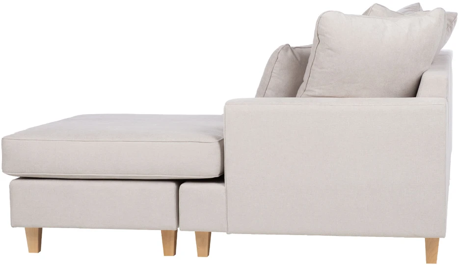 Home4You Kampinė sofa „JAMAICA“, šviesiai pilkos spalvos