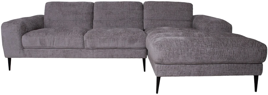 Home4You Kampinė sofa KRISTY RC pilka