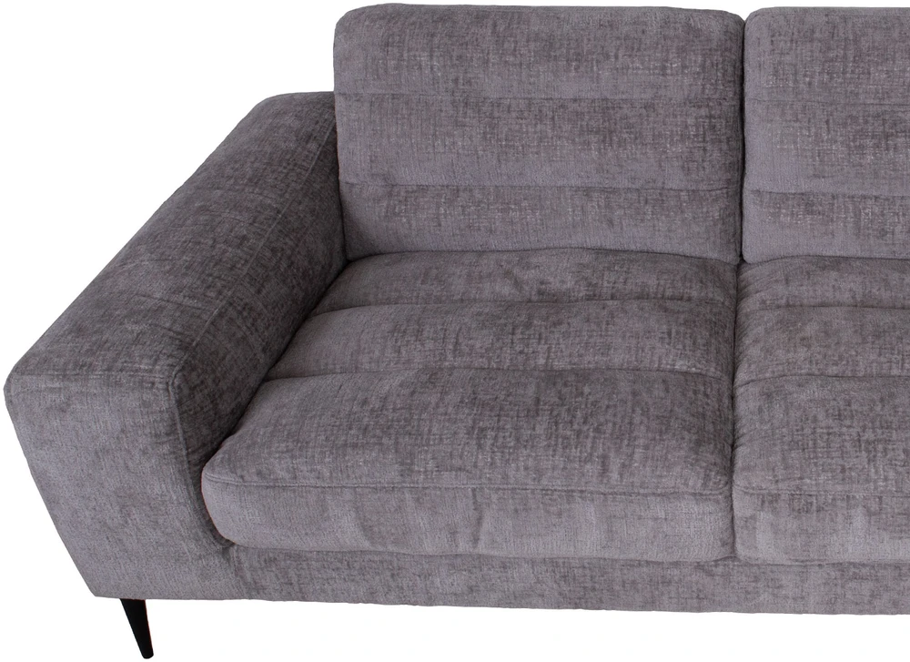 Home4You Kampinė sofa KRISTY RC pilka