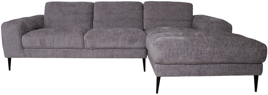Home4You Kampinė sofa KRISTY RC pilka