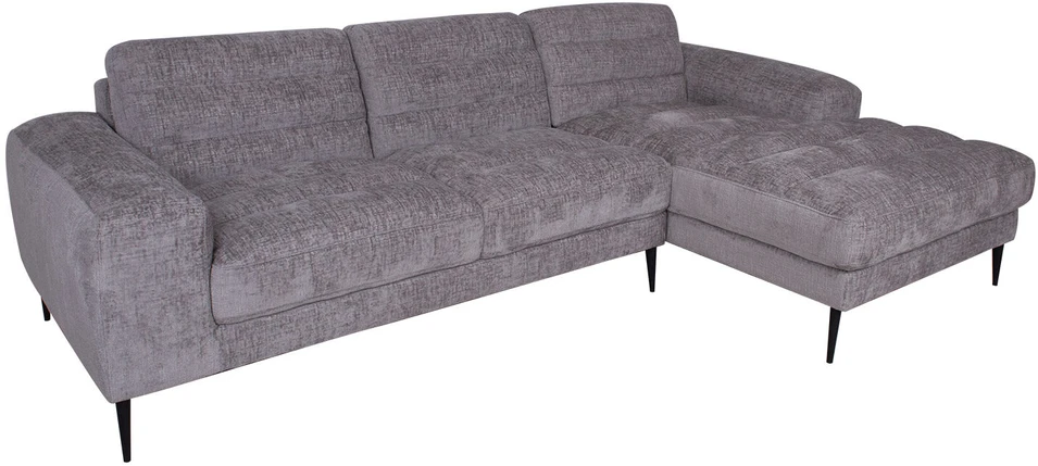 Home4You Kampinė sofa KRISTY RC pilka
