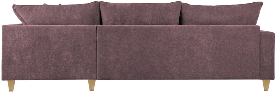 Home4You Kampinė sofa LAYLA RC, pilkšvai rožinė