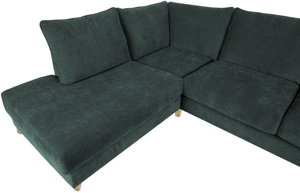 Home4You Kampinė sofa LAYLA LC, žalia