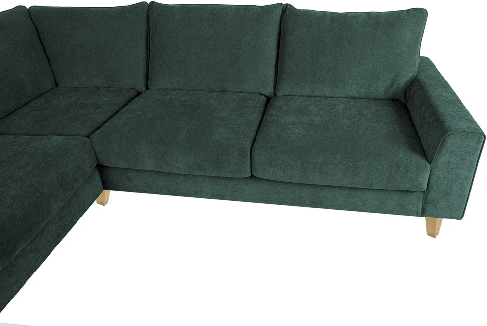 Home4You Kampinė sofa LAYLA LC, žalia