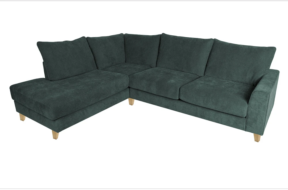 Home4You Kampinė sofa LAYLA LC, žalia