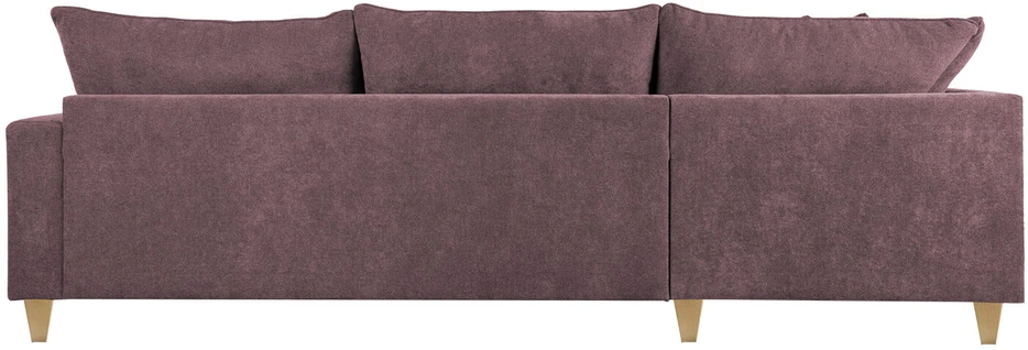 Home4You Kampinė sofa LAYLA LC Pilkai rožinė