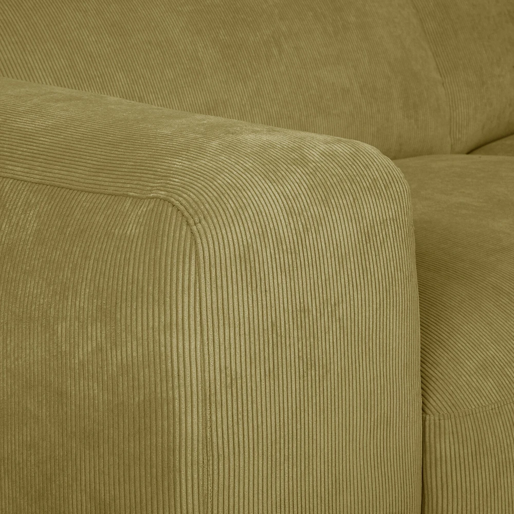 Home4You Kampinė sofa LEHTE dešinioji kampinė, žalia