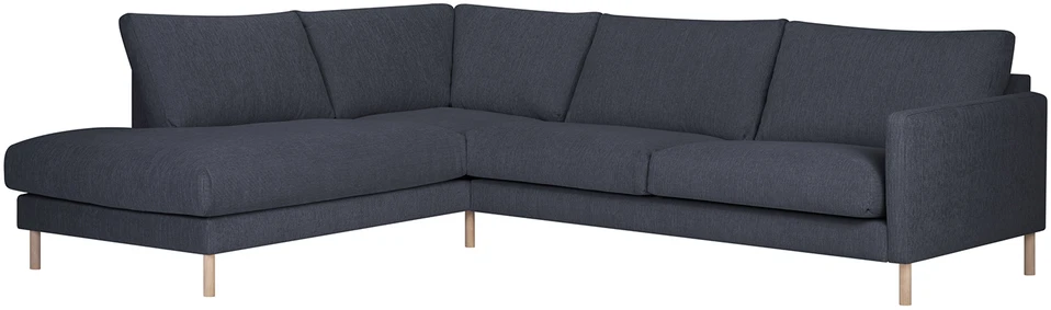 Home4You Kampinė sofa LISANNA LC, mėlyna