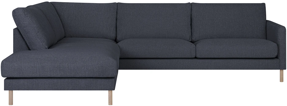 Home4You Kampinė sofa LISANNA LC, mėlyna