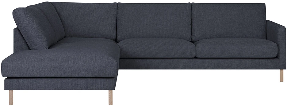 Home4You Kampinė sofa LISANNA LC, mėlyna