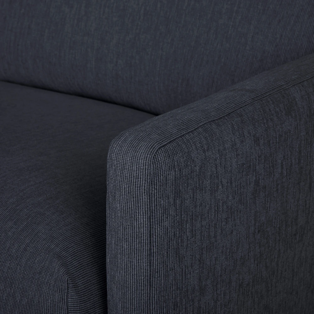 Home4You Kampinė sofa LISANNA LC, mėlyna