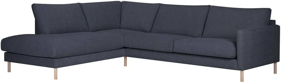 Home4You Kampinė sofa LISANNA LC, mėlyna