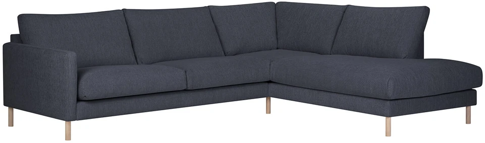 Home4You Kampinė sofa LISANNA RC, mėlynos spalvos