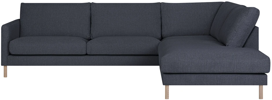 Home4You Kampinė sofa LISANNA RC, mėlynos spalvos