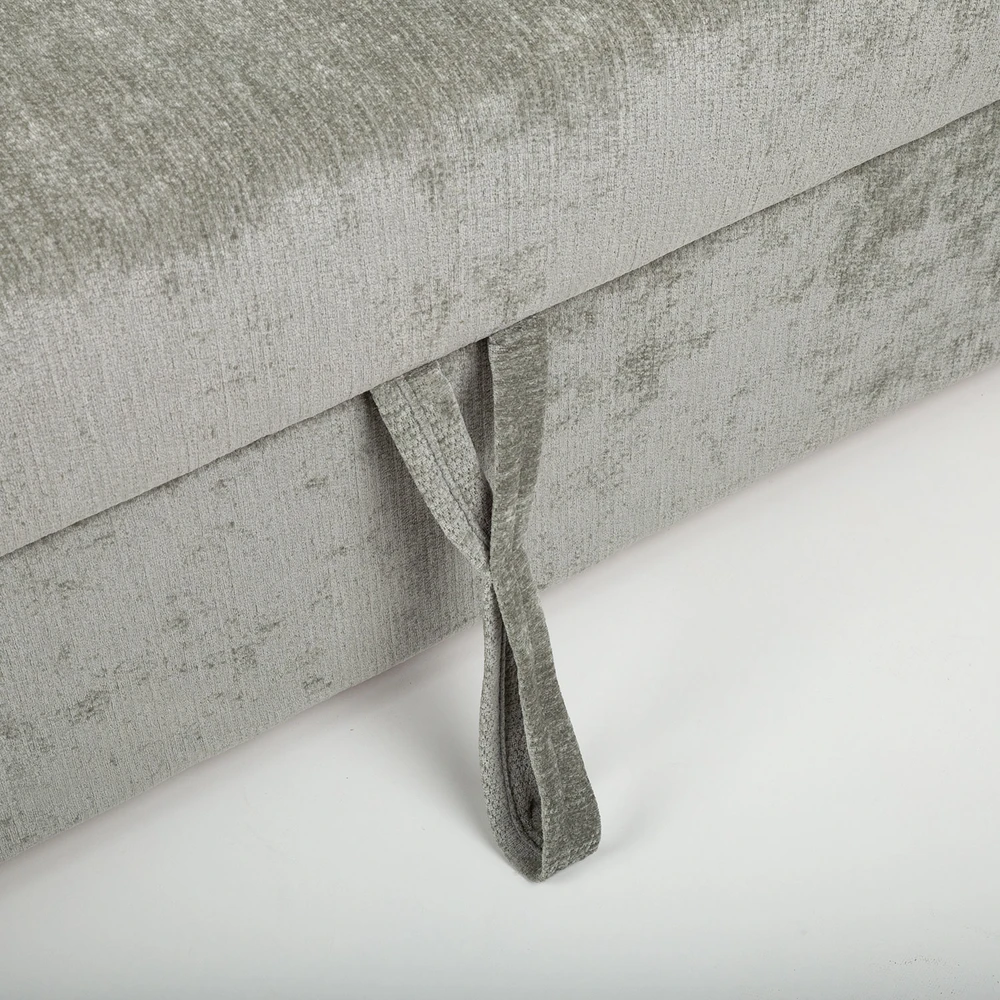 Home4You Kampinė sofa-lova INGA šviesiai žalia
