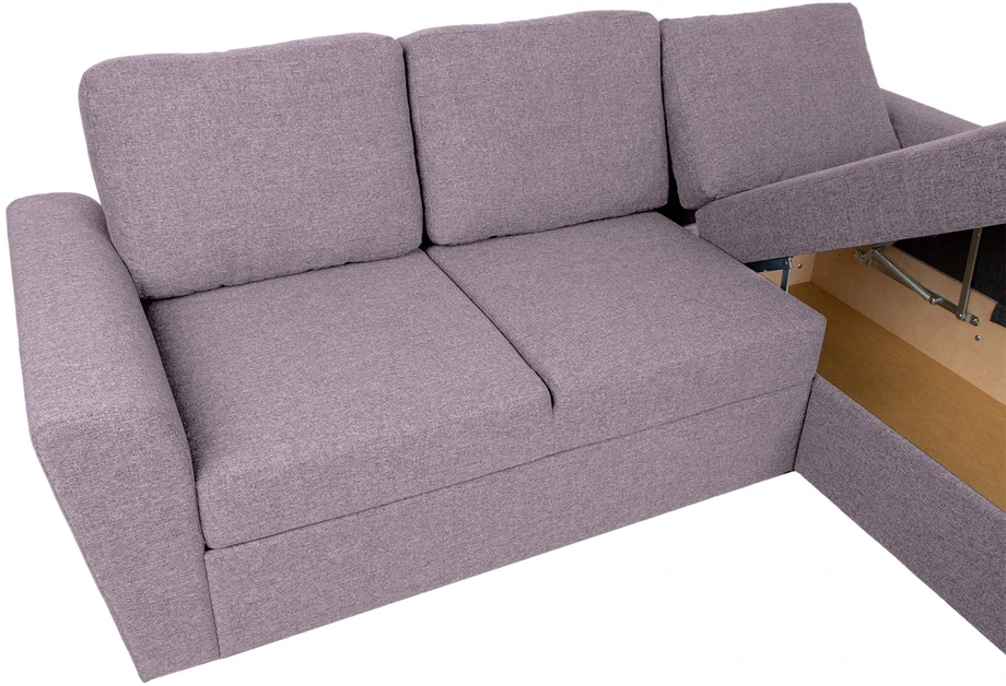 Home4You Kampinė sofa lova INGMAR Rožinė spalva