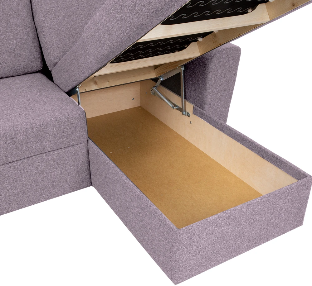 Home4You Kampinė sofa lova INGMAR Rožinė spalva