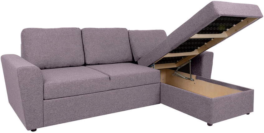 Home4You Kampinė sofa lova INGMAR Rožinė spalva