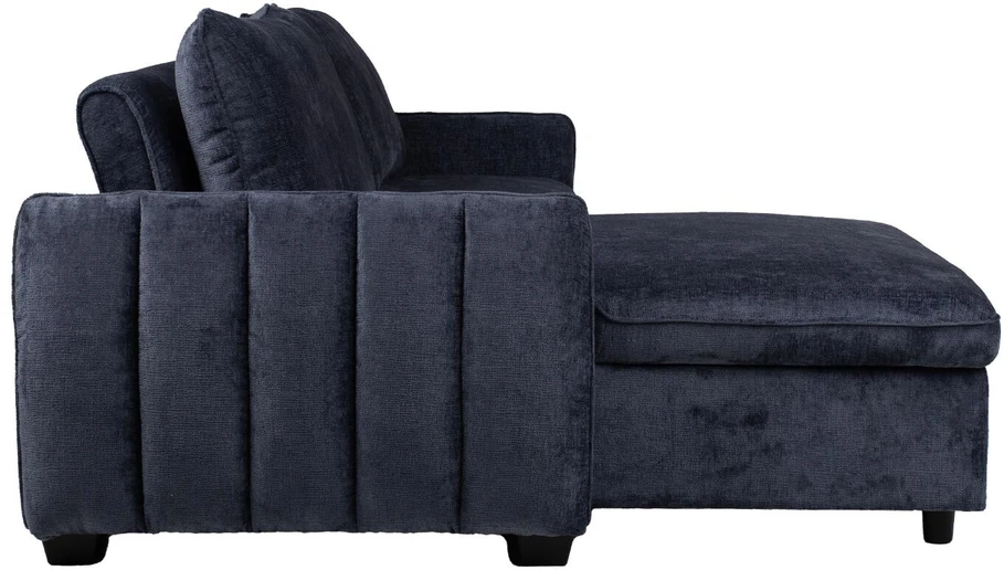 Home4You Mėlyna Kampinė sofa-lova CLOUD mėlyna