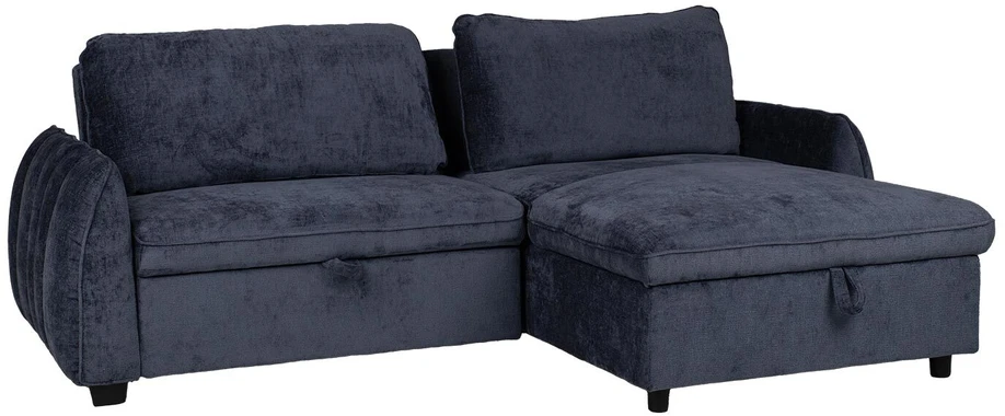 Home4You Mėlyna Kampinė sofa-lova CLOUD mėlyna