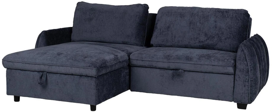 Home4You Mėlyna Kampinė sofa-lova CLOUD mėlyna