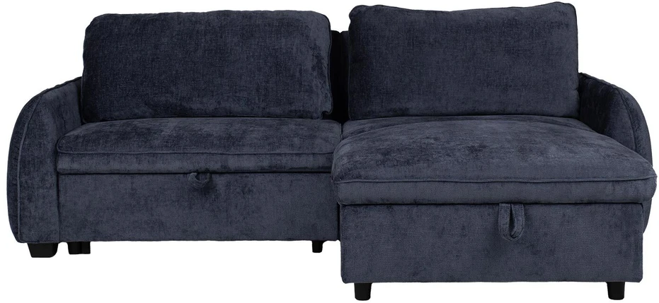 Home4You Mėlyna Kampinė sofa-lova CLOUD mėlyna
