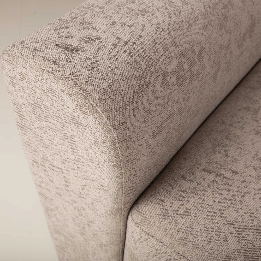Home4You Kampinė sofa-lova INGA, smėlio spalvos