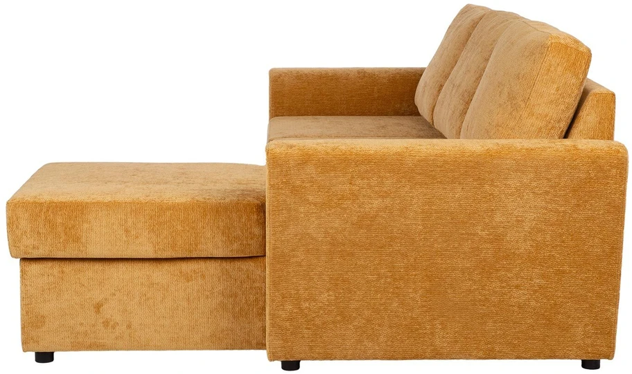 Home4You Kampinė sofa-lova INGA geltona