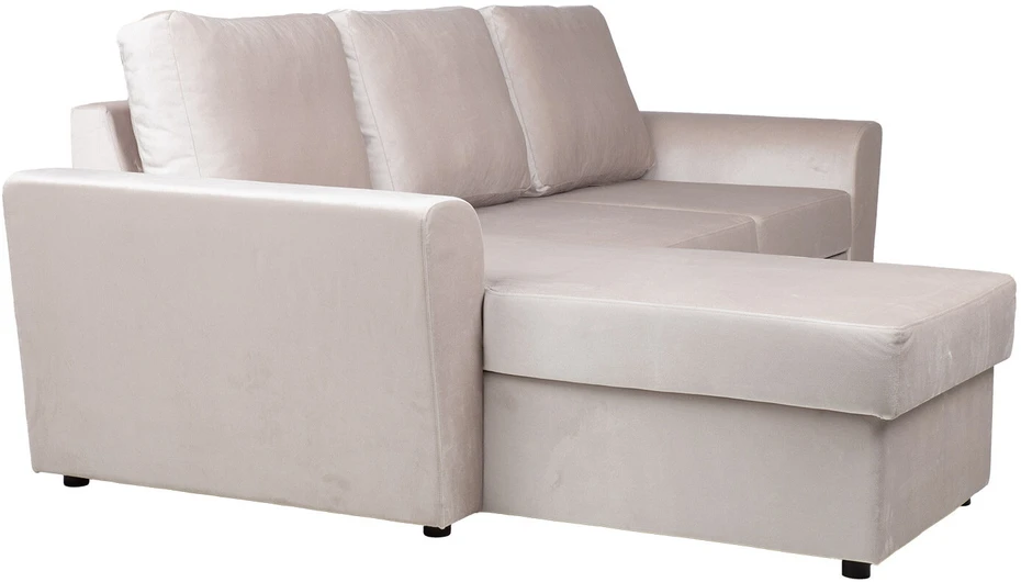 Home4You Kampinė miegamoji sofa „INGMAR“, smėlio spalvos
