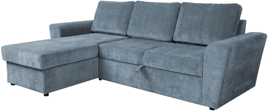 Home4You Kampinė sofa-lova INGMAR Jūros mėlyna
