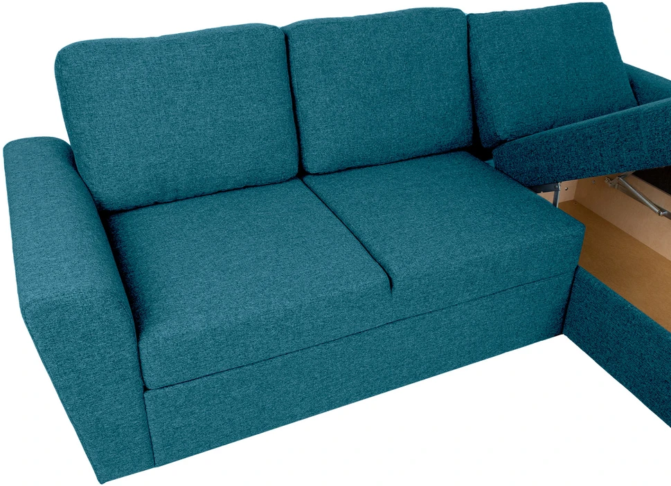 Home4You Kampinė sofa-lova INGMAR Žalia