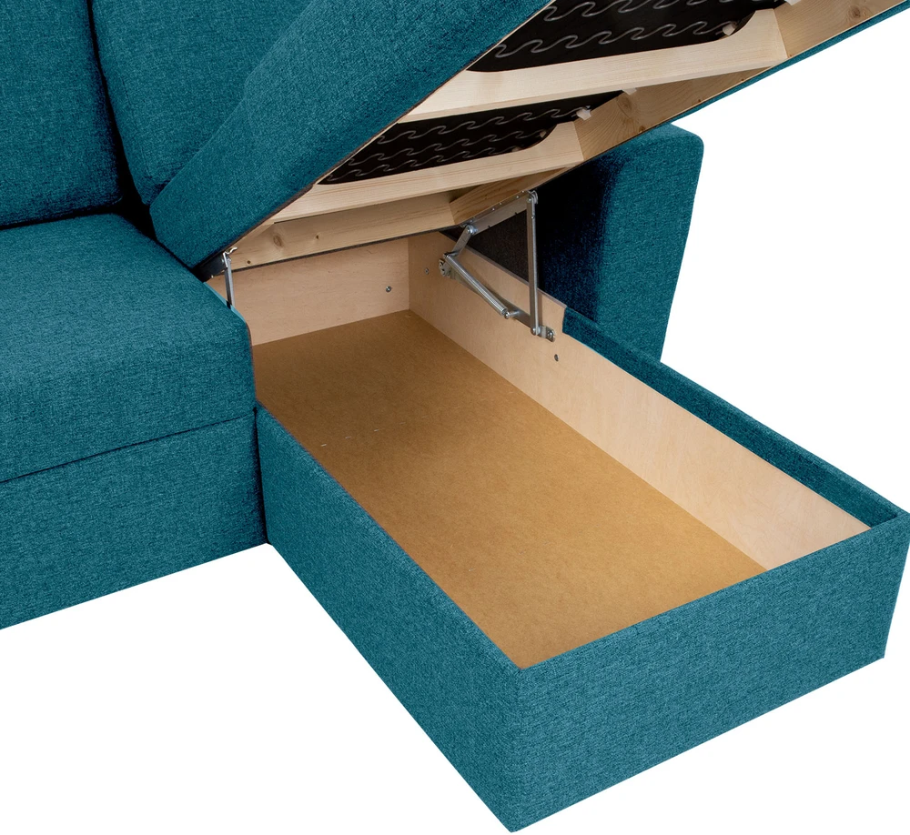 Home4You Kampinė sofa-lova INGMAR Žalia