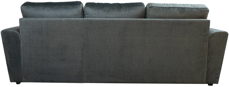 Home4You Kampinė sofa-lova INGMAR, tamsiai pilka