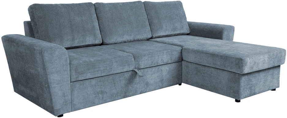Home4You Kampinė sofa-lova INGMAR Jūros mėlyna