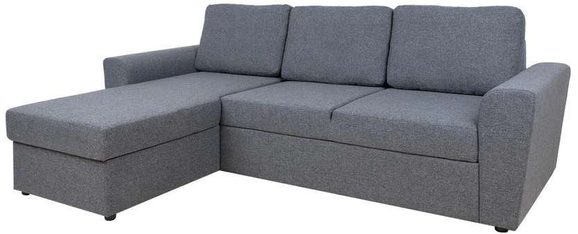 Home4You Kampinė sofa lova INGMAR pilka