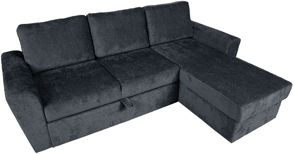 Home4You Sofa-lova kampinė INGMAR Antracito spalvos