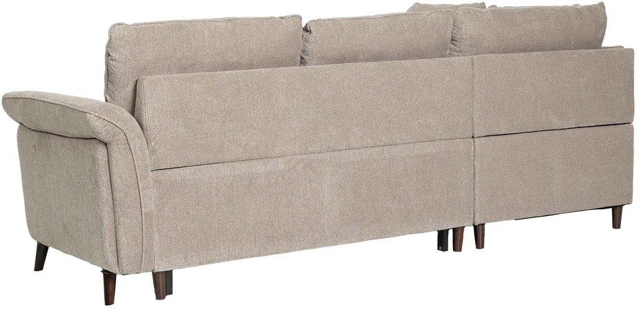 Home4You Sofa-lova LINDY LC, Kampinė, Šviesiai Ruda