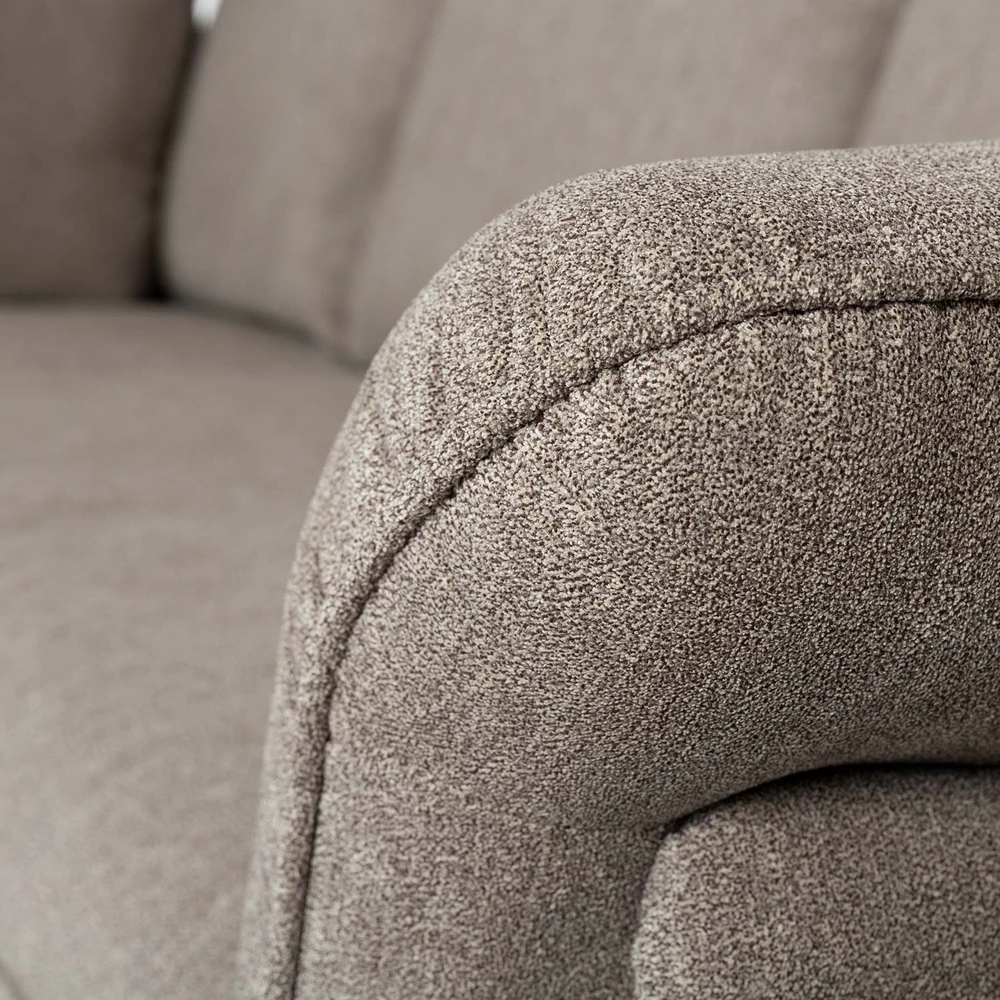 Home4You Sofa-lova LINDY LC, Kampinė, Šviesiai Ruda