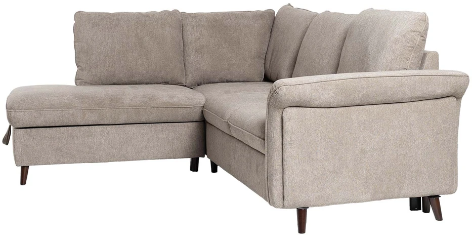 Home4You Sofa-lova LINDY LC, Kampinė, Šviesiai Ruda