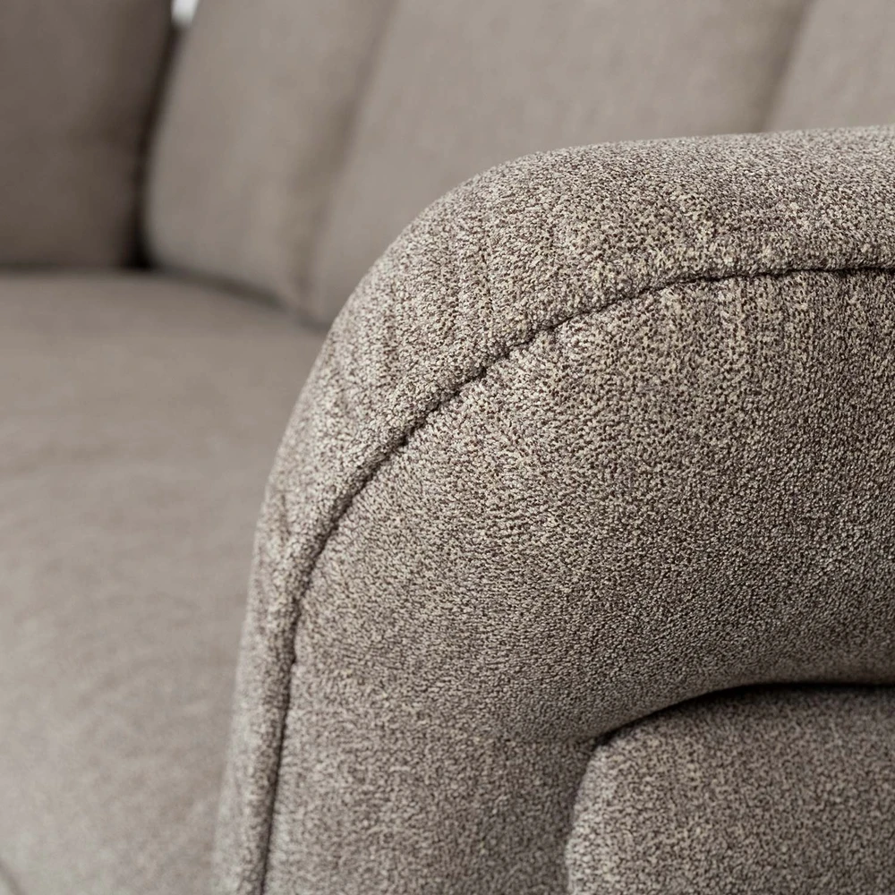 Home4You Kampinė sofa-lova LINDY LC, šviesiai ruda