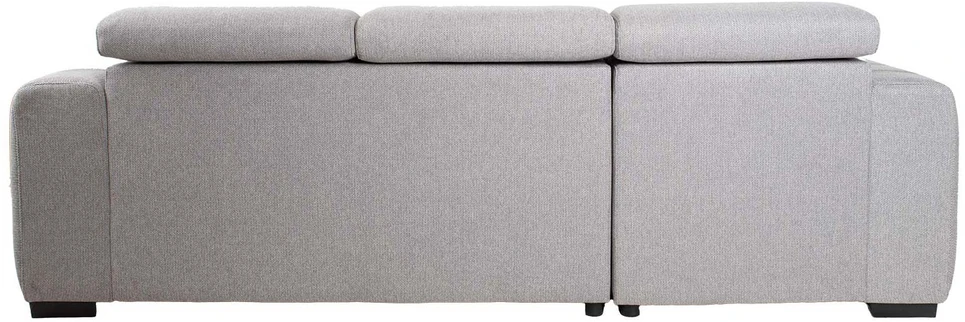 Home4You Kampinė sofa-lova ODELIA LC, pilka